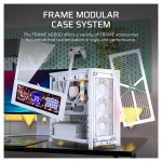 Corsair FRAME 4000D WOOD RS Gaming Midi Tower Κουτί Υπολογιστή με Πλαϊνό Παράθυρο White/Oak CC-9011341-WW - Image 5