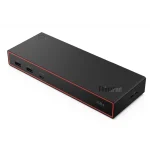 Lenovo ThinkPad USB4 Dock 5000 USB-C Docking Station με HDMI/DisplayPort 4K PD Ethernet και σύνδεση 3 Οθονών Μαύρο 40BF0100EU