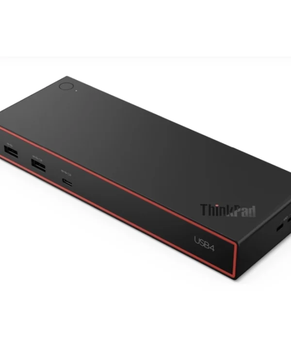 Lenovo ThinkPad USB4 Dock 5000 USB-C Docking Station με HDMI/DisplayPort 4K PD Ethernet και σύνδεση 3 Οθονών Μαύρο 40BF0100EU