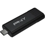PNY 256GB USB 2.0 Stick με σύνδεση USB-C Μαύρο P-FD256PROV3C-GE