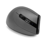 Bakker Elkhuizen Grip Pro Ασύρματο Εργονομικό Vertical Ποντίκι Γκρι BNEGPWVM