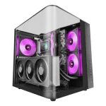 Mars Gaming MC-INFINIOLITE Gaming Midi Tower Κουτί Υπολογιστή με Πλαϊνό Παράθυρο Μαύρο TACMARS-MCINFINIOLITE - Image 4