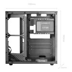 Mars Gaming MC-INFINIOLITE Gaming Midi Tower Κουτί Υπολογιστή με Πλαϊνό Παράθυρο Μαύρο TACMARS-MCINFINIOLITE - Image 8