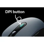 Keychron BM25 BM25-C61 Ασύρματο & Ενσύρματο Εργονομικό Bluetooth Ποντίκι Γκρι - Image 4