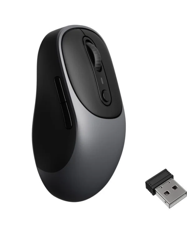 Keychron BM24 BM24-C61 Ασύρματο Εργονομικό Bluetooth Ποντίκι Γκρι