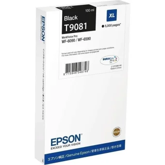 Epson T9081XL Γνήσιο Μελάνι Εκτυπωτή InkJet Μαύρο (C13T908140) C13T90814N
