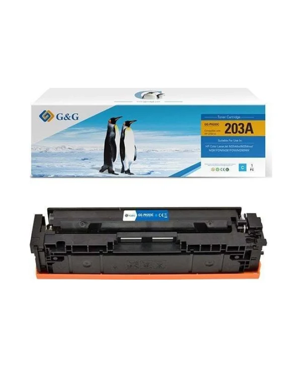 G&g Compatible Toner Cartridge Hp Cf541a Nt-ph203c Hp 203a Cyan 1300s 16054