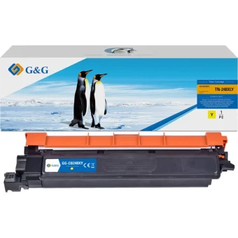 Premium G&g Toner 1k Brother Tn 248 Yellow Tn-248y Tn248y 21410