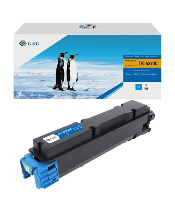 Premium Toner G&g 5k Kyocera Tk-5370c Cyan Tk5370c 1t02yjcnl0 21000