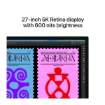 Apple Studio Display (2026) IPS Monitor 27" 5120x2880 Λευκό Standard Glass Tilt and Height Adjustable Stand MFEW4YP/A - Image 5