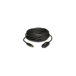 Manhattan USB 2.0 Cable USB-A male - USB-A female Μαύρο 10m 150248 - Image 3