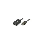 Manhattan USB 2.0 Cable USB-A male - USB-A female Μαύρο 10m 150248 - Image 6