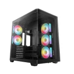 Deepcool CG590U 5F Gaming Midi Tower Κουτί Υπολογιστή με Πλαϊνό Παράθυρο και ARGB Φωτισμό Μαύρο R-CG590U-BKAGA5-G