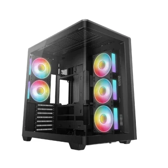 Deepcool CG590U 5F Gaming Midi Tower Κουτί Υπολογιστή με Πλαϊνό Παράθυρο και ARGB Φωτισμό Μαύρο R-CG590U-BKAGA5-G