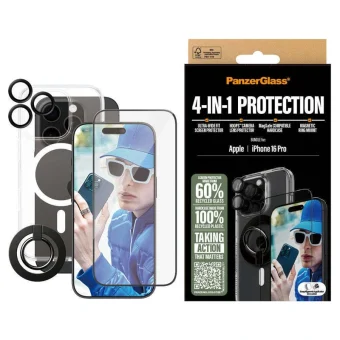 PanzerGlass Tempered Glass (iPhone 17 / 17 Pro / 16 Pro) B1292+2862+1284+S