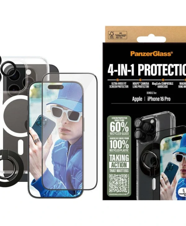 PanzerGlass Tempered Glass (iPhone 17 / 17 Pro / 16 Pro) B1292+2862+1284+S