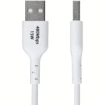 StarTech Braided USB 2.0 Cable USB-C male - USB-A PD Λευκό 3m USB2AC3MNCWHE - Image 2