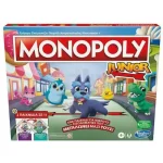 Επιτραπέζιο Παιχνίδι Monopoly Junior Square 2 Σε 1 για 2-4 Παίκτες 4+ Ετών Hasbro G1856