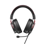 QCY Heroad VT200 Over Ear Gaming Headset με σύνδεση Bluetooth / USB QCY-H8GM Black Red - Image 6
