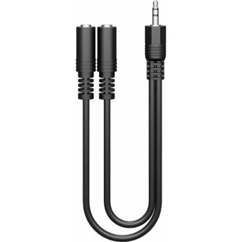 Goobay Μετατροπέας 3.5mm male σε 3.5mm 2x female 1τμχ 50464