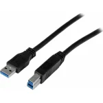 StarTech USB 2.0 Cable USB-A male - USB-B male Μαύρο 1m (USB3CAB1M)