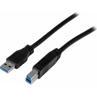 StarTech USB 2.0 Cable USB-A male - USB-B male Μαύρο 1m (USB3CAB1M)