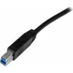 StarTech USB 2.0 Cable USB-A male - USB-B male Μαύρο 1m (USB3CAB1M) - Image 2