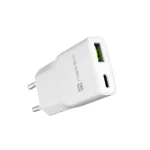 Natec Φορτιστής Χωρίς Καλώδιο GaN με Θύρα USB-A και Θύρα USB-C 20W Power Delivery Λευκός (NUC-2376) - Image 2