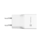 Natec Φορτιστής Χωρίς Καλώδιο GaN με Θύρα USB-A και Θύρα USB-C 20W Power Delivery Λευκός (NUC-2376) - Image 4
