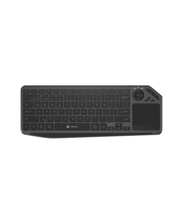 Natec Smart Tv Turbot 2 Ασύρματο Πληκτρολόγιο με Touchpad NKL-2317