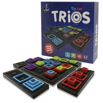 Επιτραπέζιο Παιχνίδι Trios Tic Tac για 2-4 Παίκτες 6+ Ετών (EN) K-Toyz ASK-03