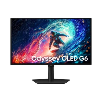 Samsung Odyssey G6 G61SH OLED HDR Gaming Monitor 27" QHD 2560x1440 240Hz με Χρόνο Απόκρισης 0.03ms GTG LS27HG612SUXEN