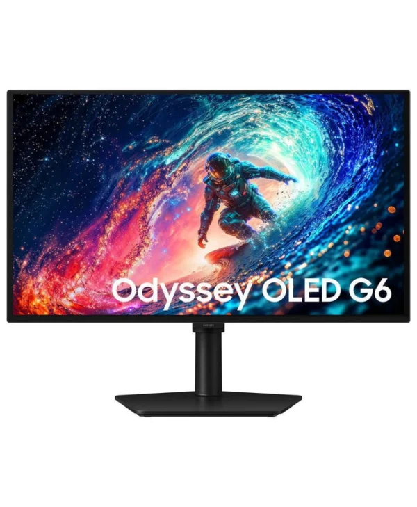 Samsung Odyssey G6 G61SH OLED HDR Gaming Monitor 27" QHD 2560x1440 240Hz με Χρόνο Απόκρισης 0.03ms GTG LS27HG612SUXEN