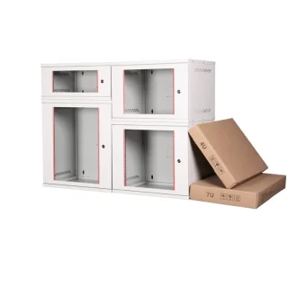Επιτοίχια Καμπίνα Rack 15U Γκρι STEEL-15U6045-LG-F