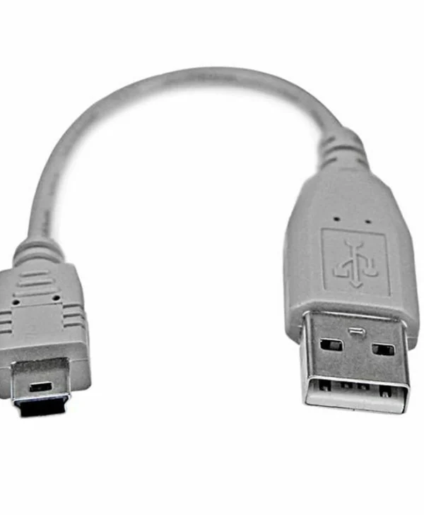 StarTech USB 2.0 Cable USB-A male - mini USB-B male Γκρι 0.15m (USB2HABM6IN)