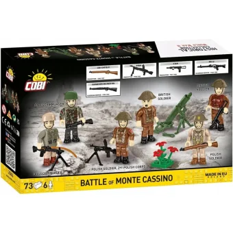 Cobi Τουβλάκια Blocks Battle of Monte Cassino για 6+ Ετών 73τμχ COBI-2063