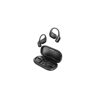 Audeeo Escape Sport II Open Ear Bluetooth Handsfree Ακουστικά με Αντοχή στον Ιδρώτα και Θήκη Φόρτισης Μαύρα AOESCAPEII