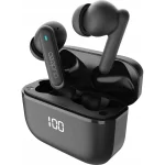 Audeeo AO-EANC2 In-ear Bluetooth Handsfree Ακουστικά με Θήκη Φόρτισης Μαύρα AOAERO