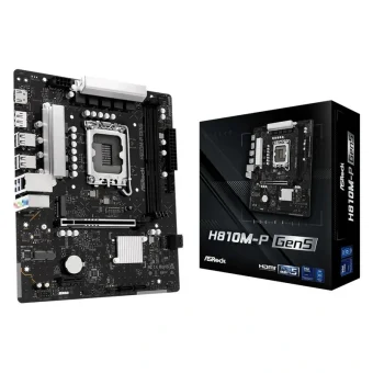 ASRock H810M-P Gen5 Motherboard Micro ATX με Intel 1851 Socket 90-MXBUE0-A0UAYZ