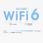 TP-LINK Deco PX10 AX1500 + AV1000 Powerline Τριπλού Kit για Ασύρματη Σύνδεση Wi‑Fi 6 και 3 Θύρες Gigabit Ethernet DECO PX10(3-PACK) - Image 3