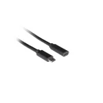 Lanberg USB 3.2 Cable USB-C male - USB-C female 100W PD Μαύρο 1.5m CA-USBE-20CC-0015-BK - Image 4