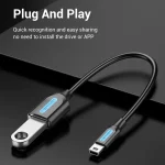 Vention Μετατροπέας mini USB male σε USB-A female 1τμχ CCTBB - Image 4