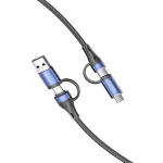 Vention Braided USB to Type-C / micro USB Cable 3A Μαύρο 1m CTLLH CTLLF - Image 3
