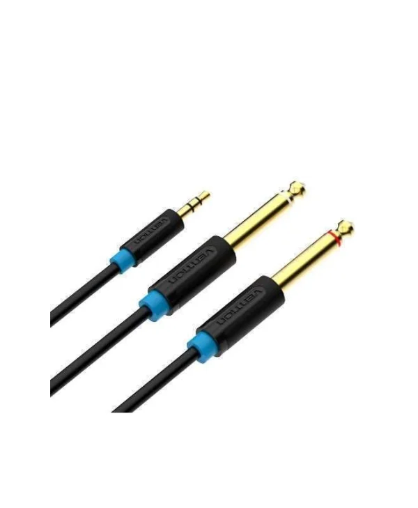 Vention Cable 2x 6.3mm male - 3.5mm male 0.5m (BACBD)