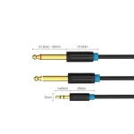 Vention Cable 2x 6.3mm male - 3.5mm male 0.5m (BACBD) - Image 2