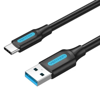 Vention USB 3.0 Cable USB-C male - USB-A Μαύρο 1m COZBF