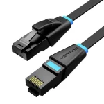 Vention Flat Direct Attach Copper Cat.6 (Gigabit) Καλώδιο Δικτύου Ethernet 1m Μαύρο IBJBF - Image 2