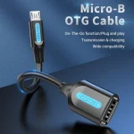 Vention Μετατροπέας micro USB male σε USB-A female 1τμχ CCUBB - Image 3
