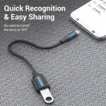 Vention Μετατροπέας micro USB male σε USB-A female 1τμχ CCUBB - Image 4