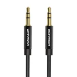 Vention Καλώδιο Ήχου 3.5mm male - 3.5mm male Μαύρο 1m με Επίχρυσους Ακροδέκτες BAGBF
